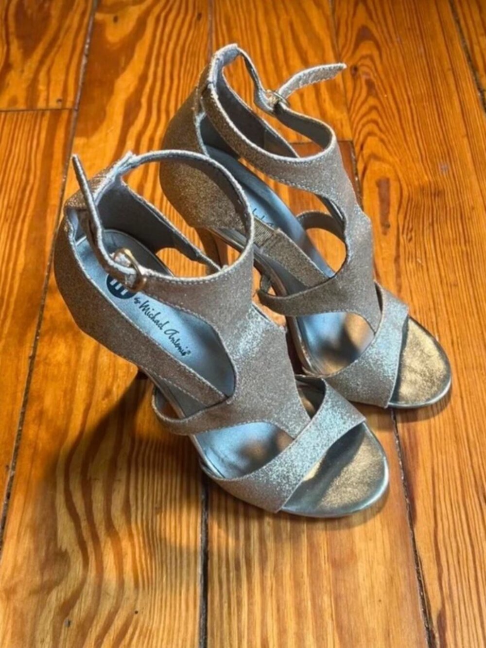 Sparky gold heels